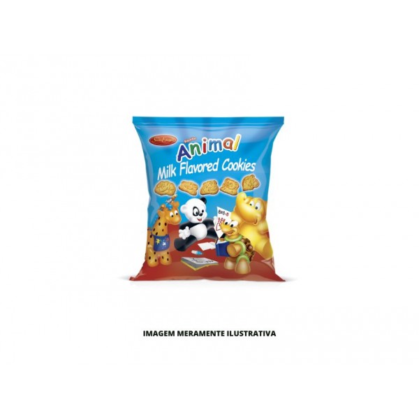 BISCOITO SANTA EDWIGES ANIMAL LEITE 1X40X100G